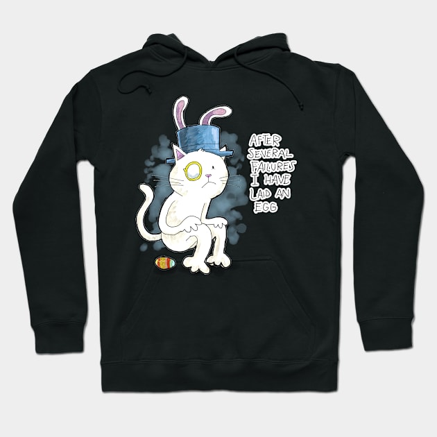 Dapper Cat - Squeeze one out Hoodie by johnnybuzt